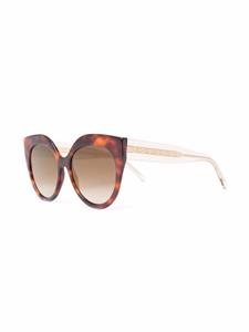Elie Saab Zonnebril met cat-eye montuur - Bruin