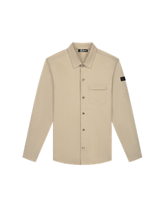 Malelions Men Cargo Overshirt - Beige