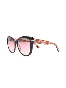 TOM FORD Eyewear Nora zonnebril met cat-eye montuur - Zwart