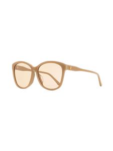 Jimmy Choo Eyewear Lidie Butterfly zonnebril - Beige