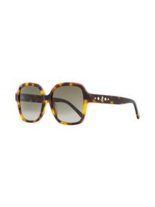 Jimmy Choo Eyewear Rella zonnebril met vierkant montuur - 086HA HAVANA