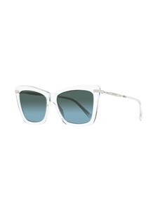 Jimmy Choo Eyewear Zonnebril met rechthoekig montuur - 900I7 Crystal