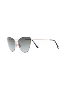 TOM FORD Eyewear Zonnebril met cat-eye montuur - Goud