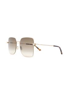 Jimmy Choo Eyewear Trisha zonnebril met vierkant montuur - Bruin
