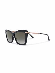Jimmy Choo Eyewear Zonnebril met oversized montuur - Zwart