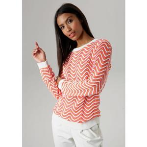Aniston SELECTED Strickpullover mit Lochstrickmuster - NEUE KOLLEKTION