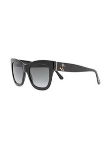 Jimmy Choo Eyewear Zonnebril met cat-eye montuur - Zwart