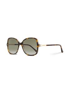 Jimmy Choo Eyewear Judy zonnebril met oversized montuur - Bruin