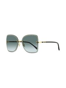Jimmy Choo Eyewear Leti bril met vierkant montuur - 2M29O Black/Gold