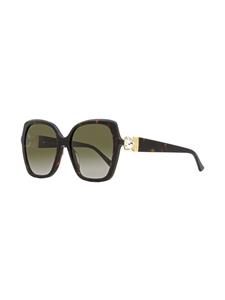 Jimmy Choo Eyewear Manon zonnebril met oversized - 086HA HAVANA