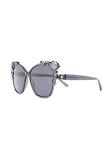 Jimmy Choo Eyewear Zonnebril met cat-eye montuur - Grijs