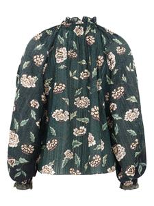 Ulla Johnson Kaitlyn floral-print blouse - Groen