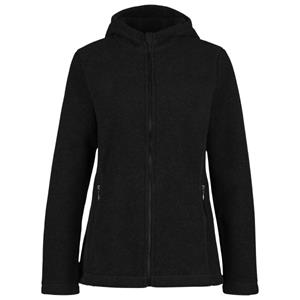 Engel  Women's Jacke mit Kapuze - Wollen vest, zwart