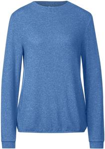 STREET ONE Langarmshirt in Melange Optik