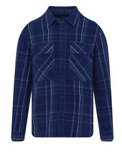 Denham State overshirt ic dark blue check