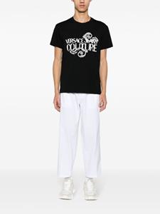 Versace Jeans Couture Katoenen T-shirt met print - Zwart