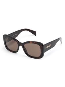 Prada Eyewear Zonnebril met vierkant montuur - Bruin