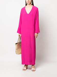 Federica Tosi Maxi-jurk met V-hals - Roze