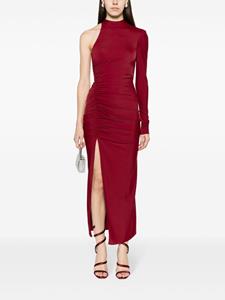 ROTATE one-shoulder gathered maxi dress - Rood