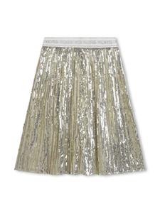 michaelkorskids Michael Kors Kids Rok verfraaid met pailletten en logotaille - Goud