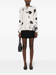 TWINSET floral-print cady shirt - Beige