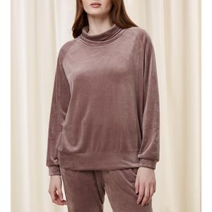 Triumph Cozy Comfort Velour Blouse, Kleur: Sweet Grijs