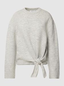 EDITED Gebreide pullover met knoopdetail, model 'Franka'