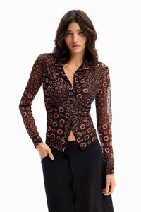 desigual Gerimpeld T-shirt patch - BLACK