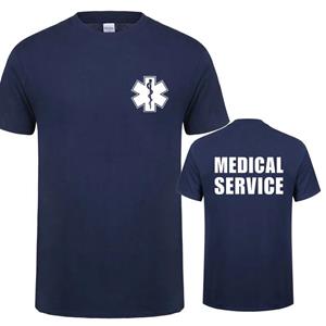 Baibao QIQI EMT Paramedicus Medische Hulpdiensten T-shirt Mannen Casual T-shirt Korte Mouw Mans Cool Tops XXS-6XL
