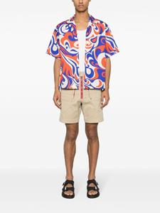 Dsquared2 abstract-print shirt - Blauw