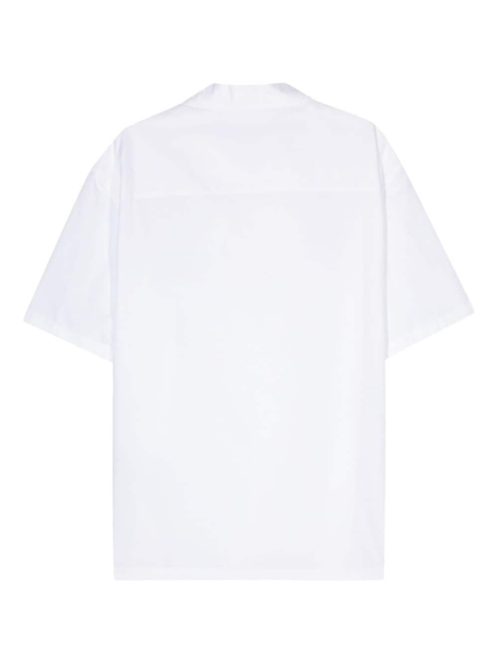 Jil Sander Overhemd met gespreide kraag - Wit