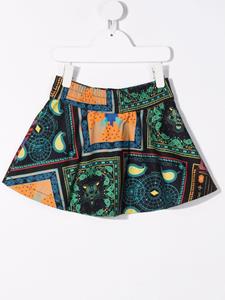 marceloburloncountyofmilankids Marcelo Burlon County Of Milan Kids Mini-rok met bandanaprint - Zwart