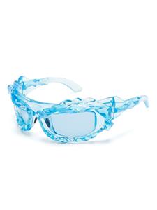 Ottolinger Zonnebril met gedraaid detail - Blauw