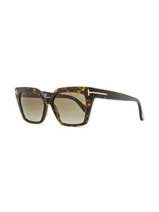 TOM FORD Eyewear Winona zonnebril met cat-eye montuur - Bruin