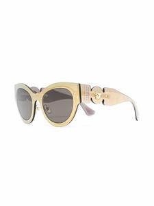 Versace Eyewear Zonnebril met cat-eye montuur - Goud