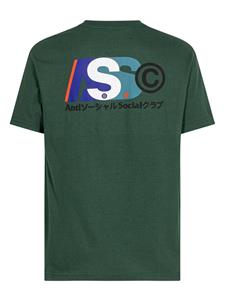 Anti Social Social Club T-shirt met print - Groen