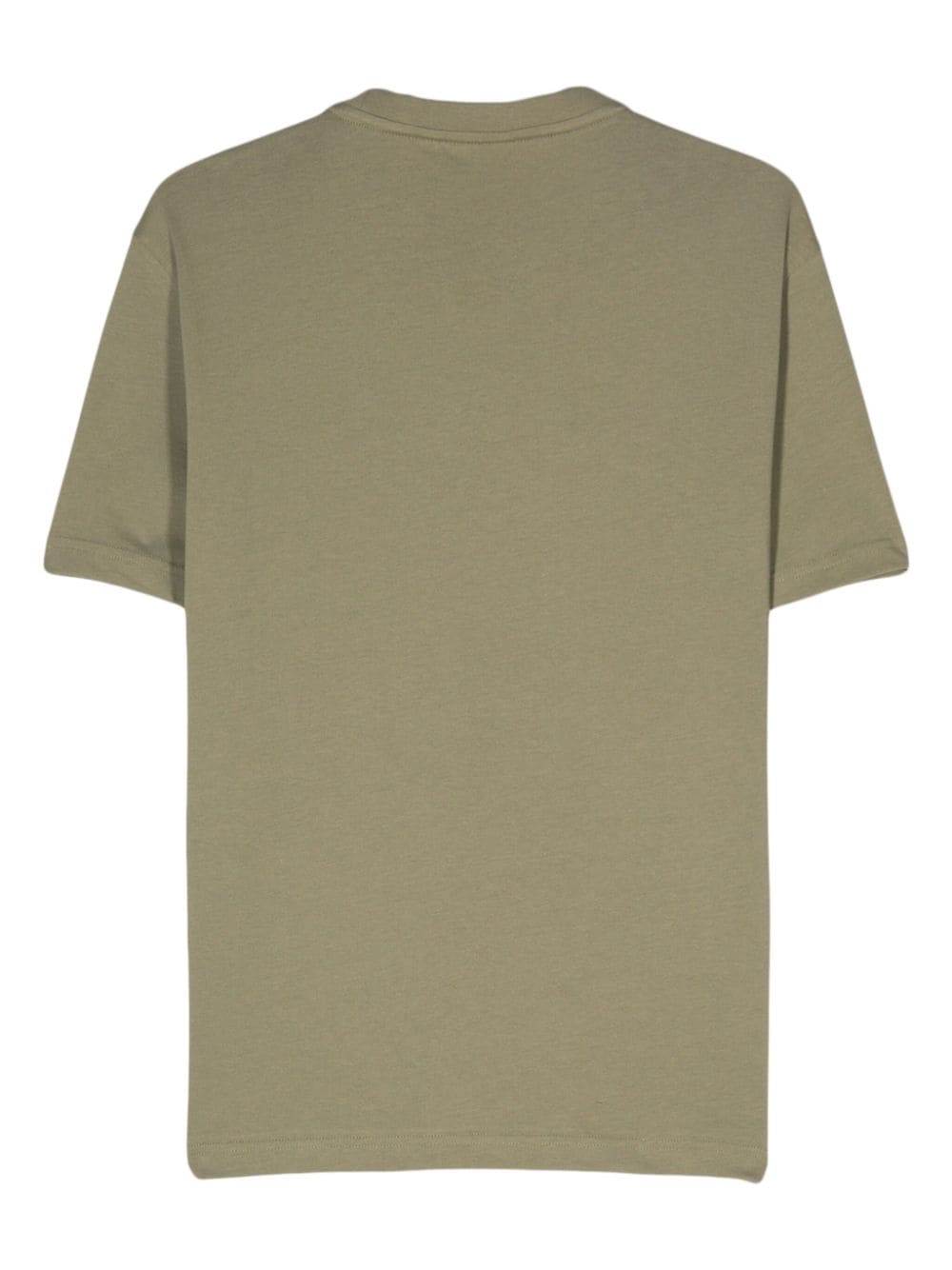 Calvin Klein logo-print cotton T-shirt - Groen