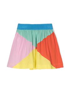 stellamccartneykids Stella McCartney Kids Rok met colourblocking en strik - Blauw