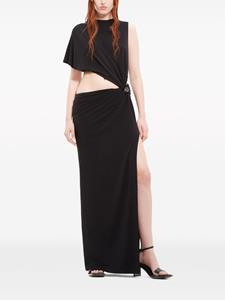 Courrèges Devin maxi-jurk met uitgesneden detail - Zwart