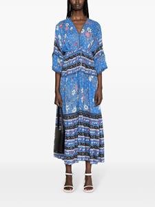 DVF Diane von Furstenberg Boris floral-print maxi dress - Blauw