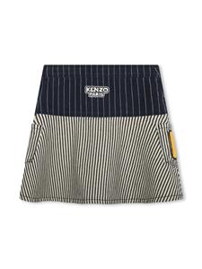 kenzokids Kenzo Kids Gestreepte spijkerrok met vlakken - Blauw