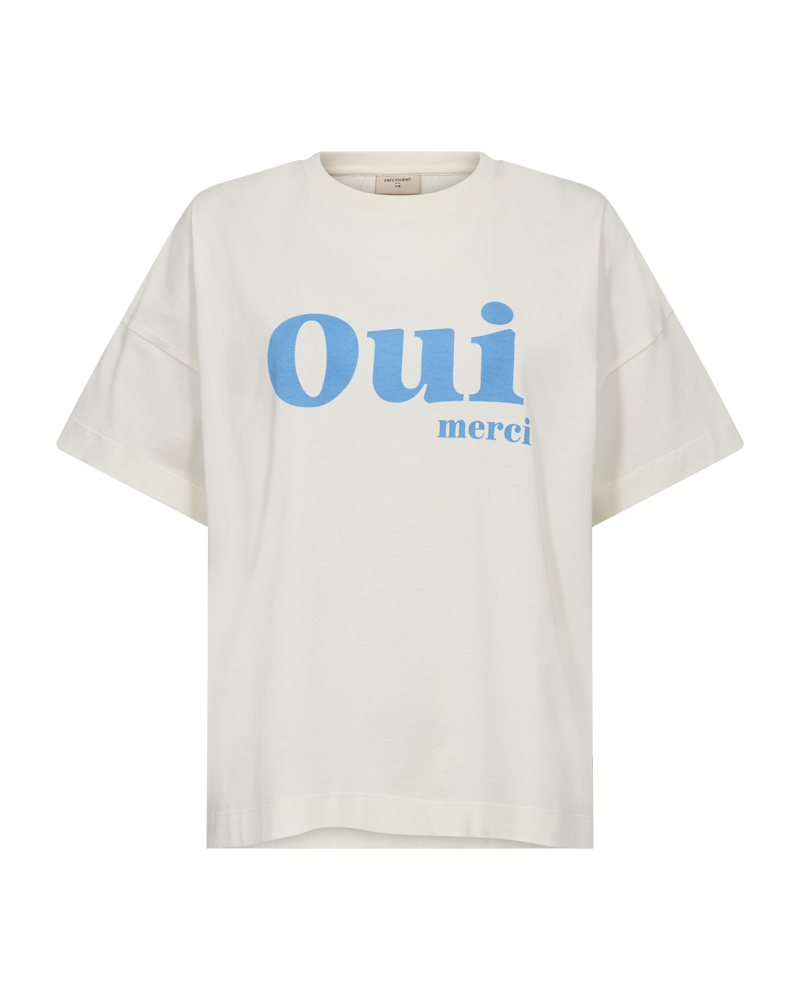 FreeQuent  Offwhite T-shirt oversized Oui 