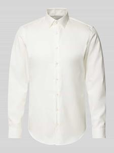 Jake*s Slim fit zakelijk overhemd van twill