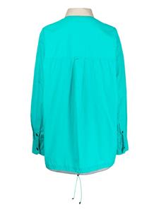 Kolor contrast-collar cotton shirt - Groen