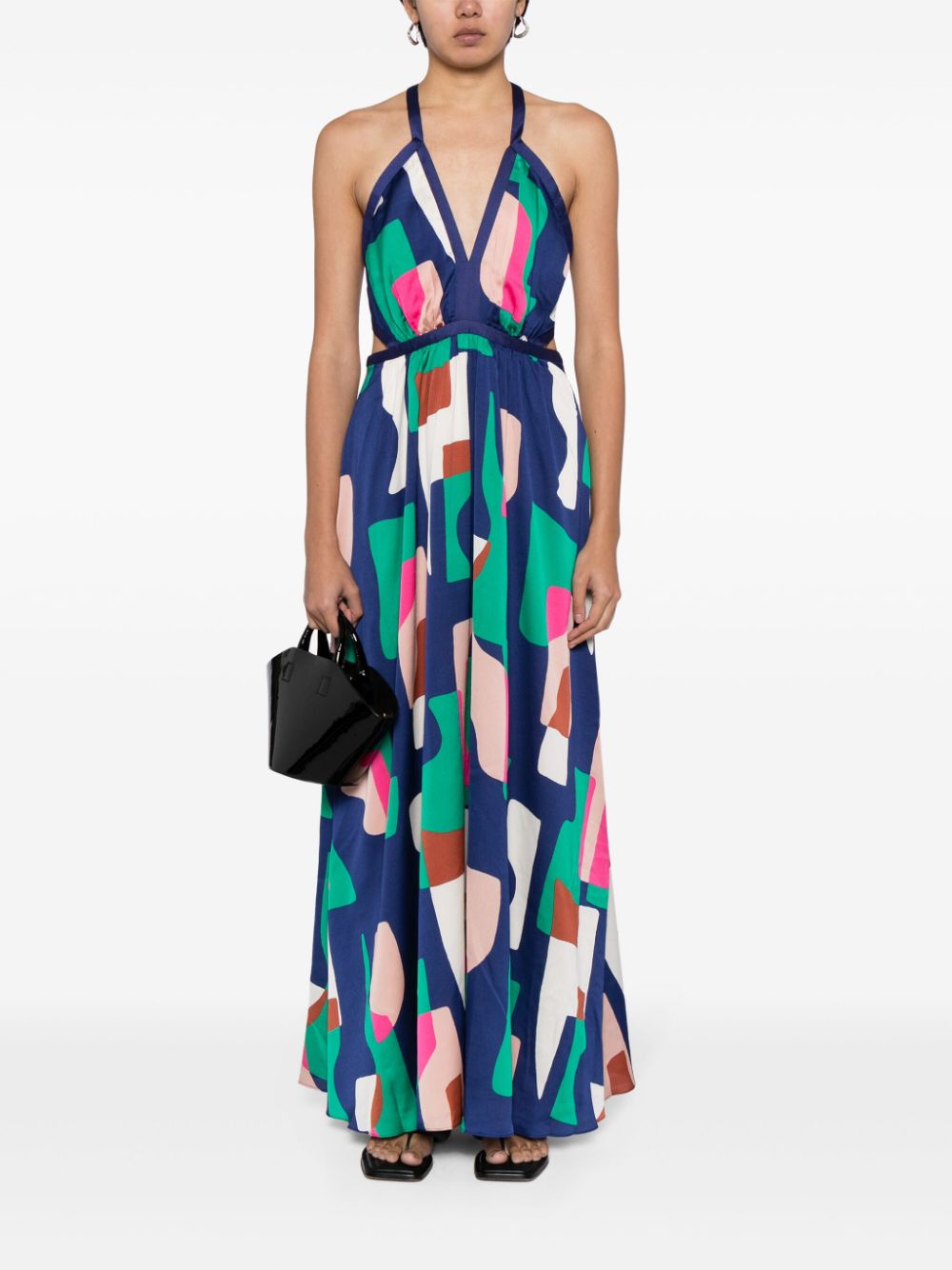 Ba&Sh Goomy maxi-jurk met geometrische print - Veelkleurig