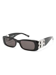 Balenciaga Eyewear Dynasty zonnebril met rechthoekig montuur - Zwart
