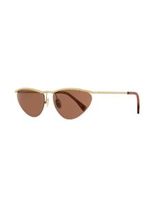 Lanvin Zonnebril met gedraaid detail - Goud