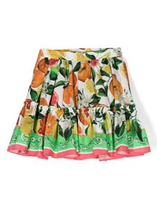 dolce&gabbanakids Dolce & Gabbana Kids Gelaagde rok - Groen