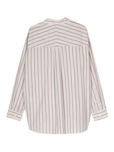 Studio Nicholson Loche striped shirt - Beige