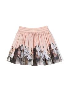Molo Rok met paardenprint - Roze